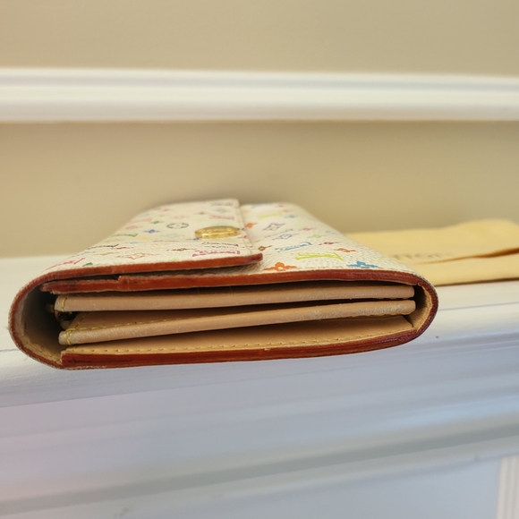 Louis Vuitton X Takashi Murakami Large Wallet, Authentic.. France 2006 - Picture 3 of 16